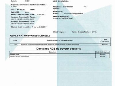 Qualification RGE